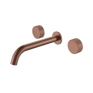 Встраиваемый смеситель для раковины Boheme Stick Linea 152-2-BRB.3 брашированная бронза